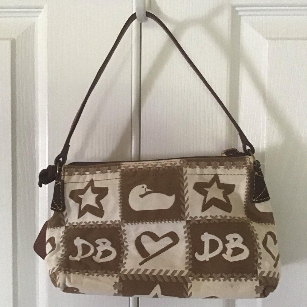 Dooney Bourke patchwork bag brown - Picture 5 of 7
